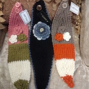 Lot Of 3: Knitted Headband Ear Warmer
